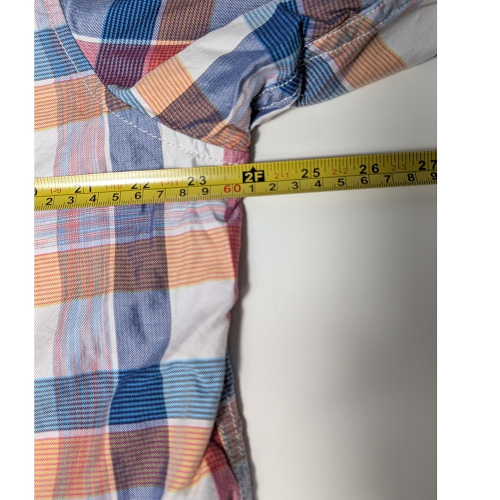 Tommy Bahama Mens Plaid Long Sleeve Shirt Size Large Cotton Tencel Blend - Picture 6 of 9